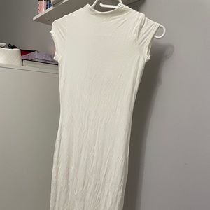 White body-con dress